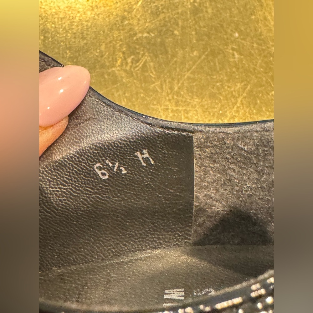 Stuart Weitzman Black Patent Leather Platform Lace-Up Heels size 6.5 - Picture 13 of 16